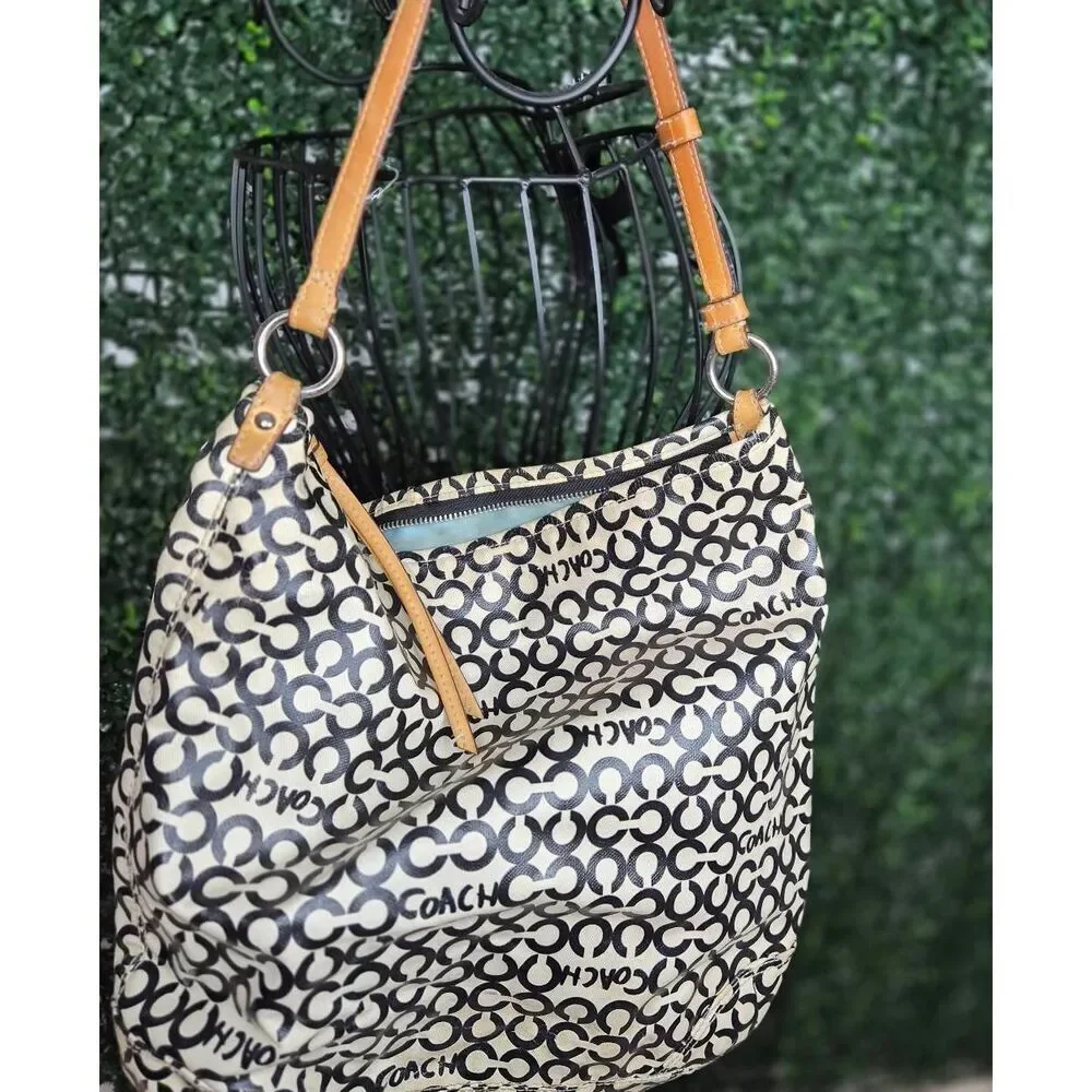 Coach Leah Op Art shoulder bag